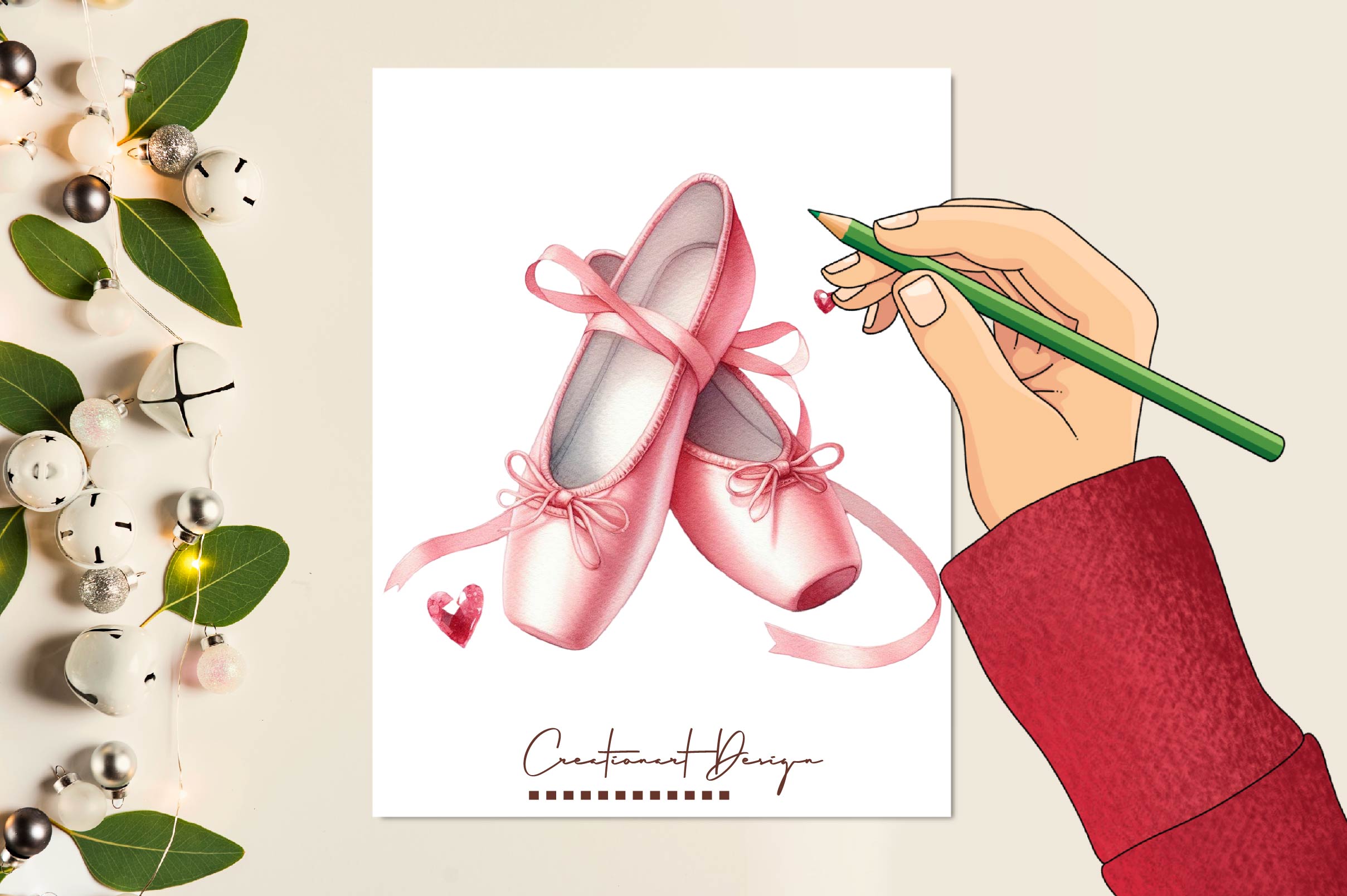 Ballet Shoes Clipart Bundle - CraftNest - Digital Crafting and Art