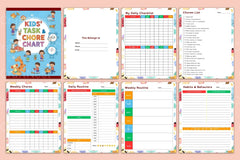 Kids Task Chore Chart for Easy Organization - CraftNest - Digital Crafting and Art