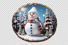 Snowman Christmas Clipart Bundle 2 - CraftNest - Digital Crafting and Art