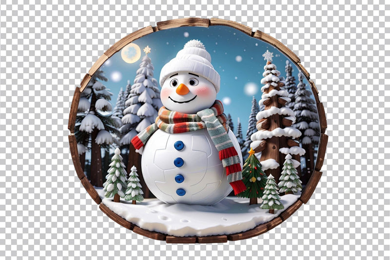 Snowman Christmas Clipart Bundle 2 - CraftNest - Digital Crafting and Art