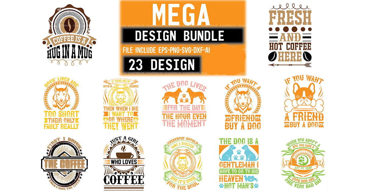 Mega T-Shirt SVG Bundle 2023