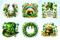 St Patrick's Day Clipart Bundle 13 - CraftNest - Digital Crafting and Art