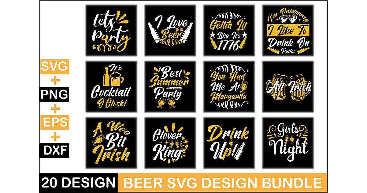 Beer SVG Bundle 13 - CraftNest - Digital Crafting and Art