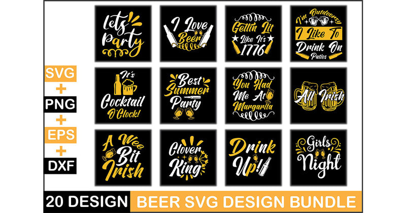Beer SVG Bundle 13 - CraftNest - Digital Crafting and Art