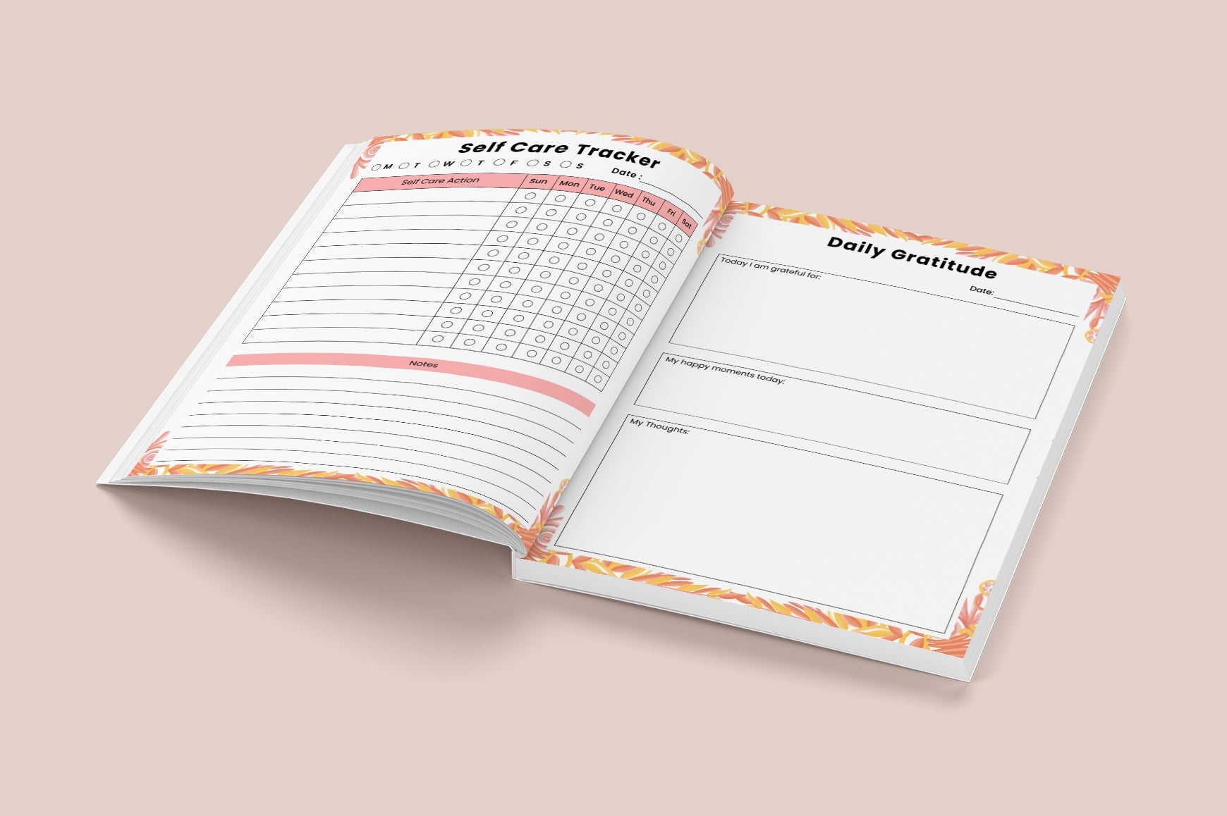Self Care Healing Journey Journal