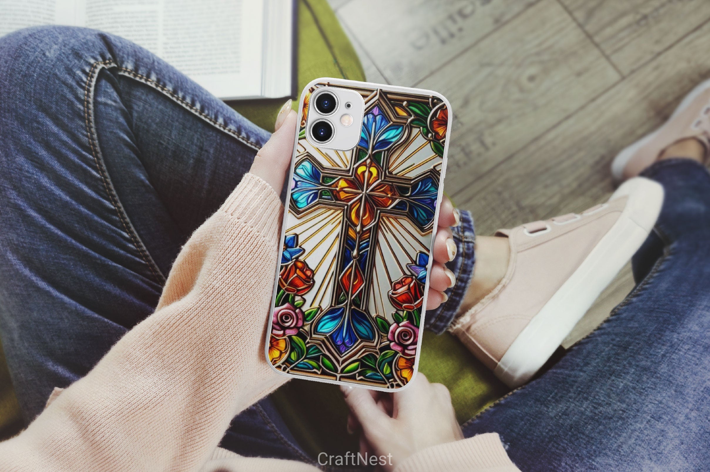 Stained Glass Cross Tarot Card Clipart Bundle 17 - CraftNest - Digital Crafting and Art