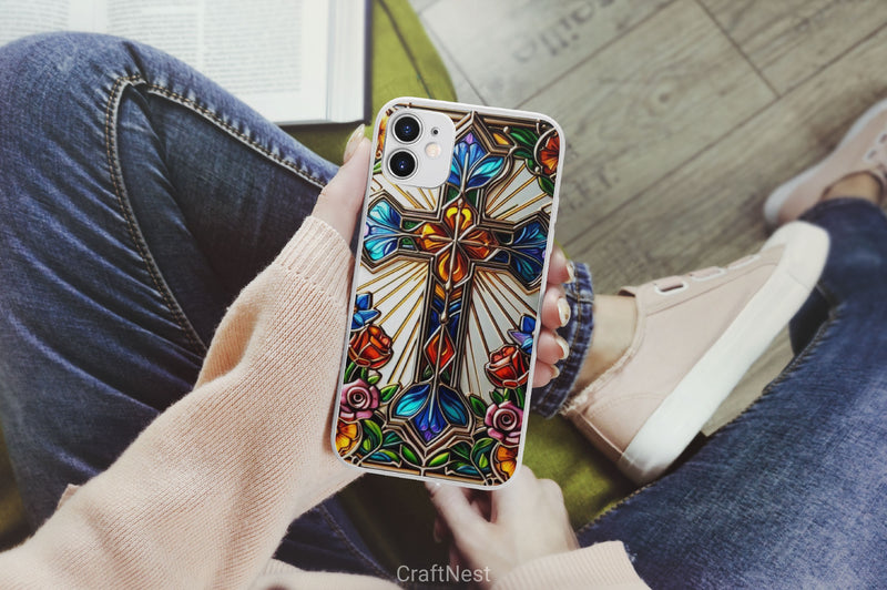 Stained Glass Cross Tarot Card Clipart Bundle 17 - CraftNest - Digital Crafting and Art