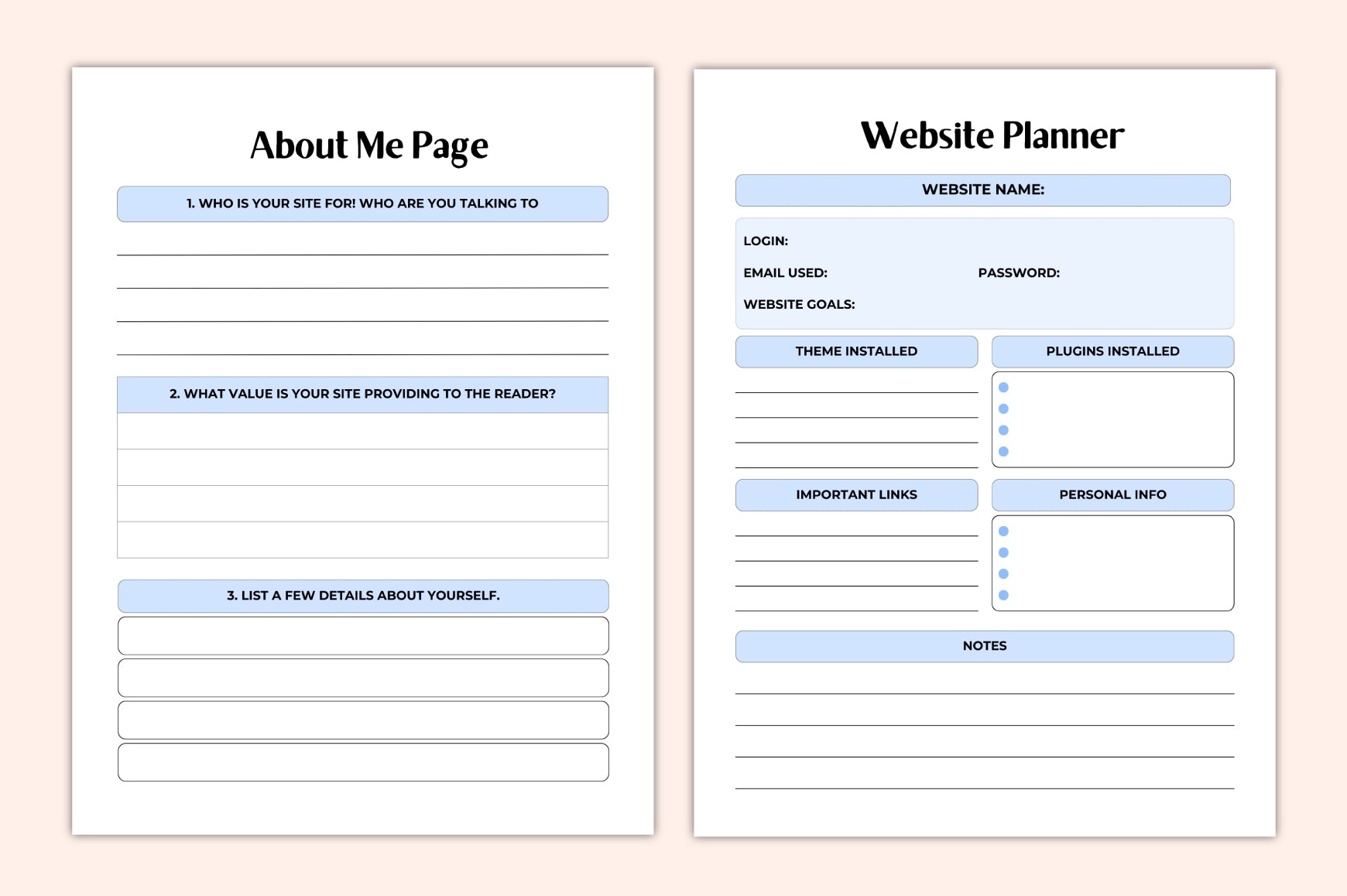 Website Launch Planner