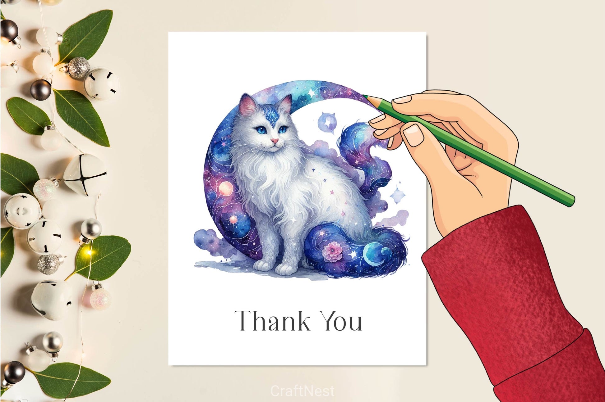 Magical Space Cats Clipart Bundle - CraftNest - Digital Crafting and Art