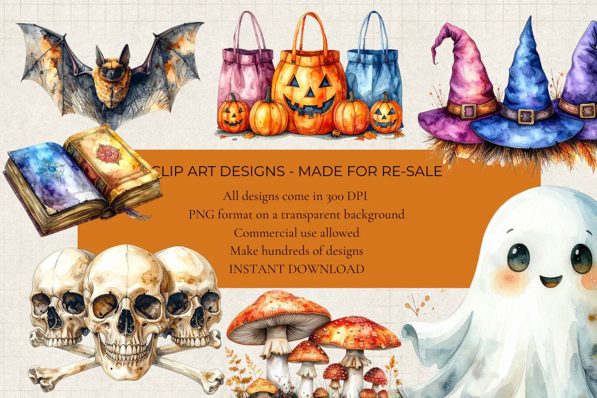 Halloween Haven Clipart - CraftNest - Digital Crafting and Art