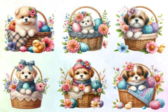 Easter Dog Clipart Bundle 1 - CraftNest - Digital Crafting and Art