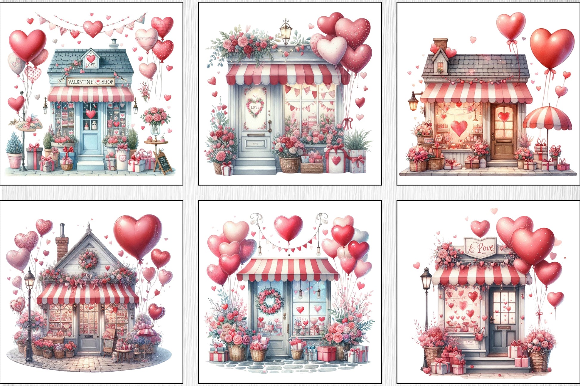 Romantic Valentine's Day Clipart Bundle 3 - CraftNest - Digital Crafting and Art