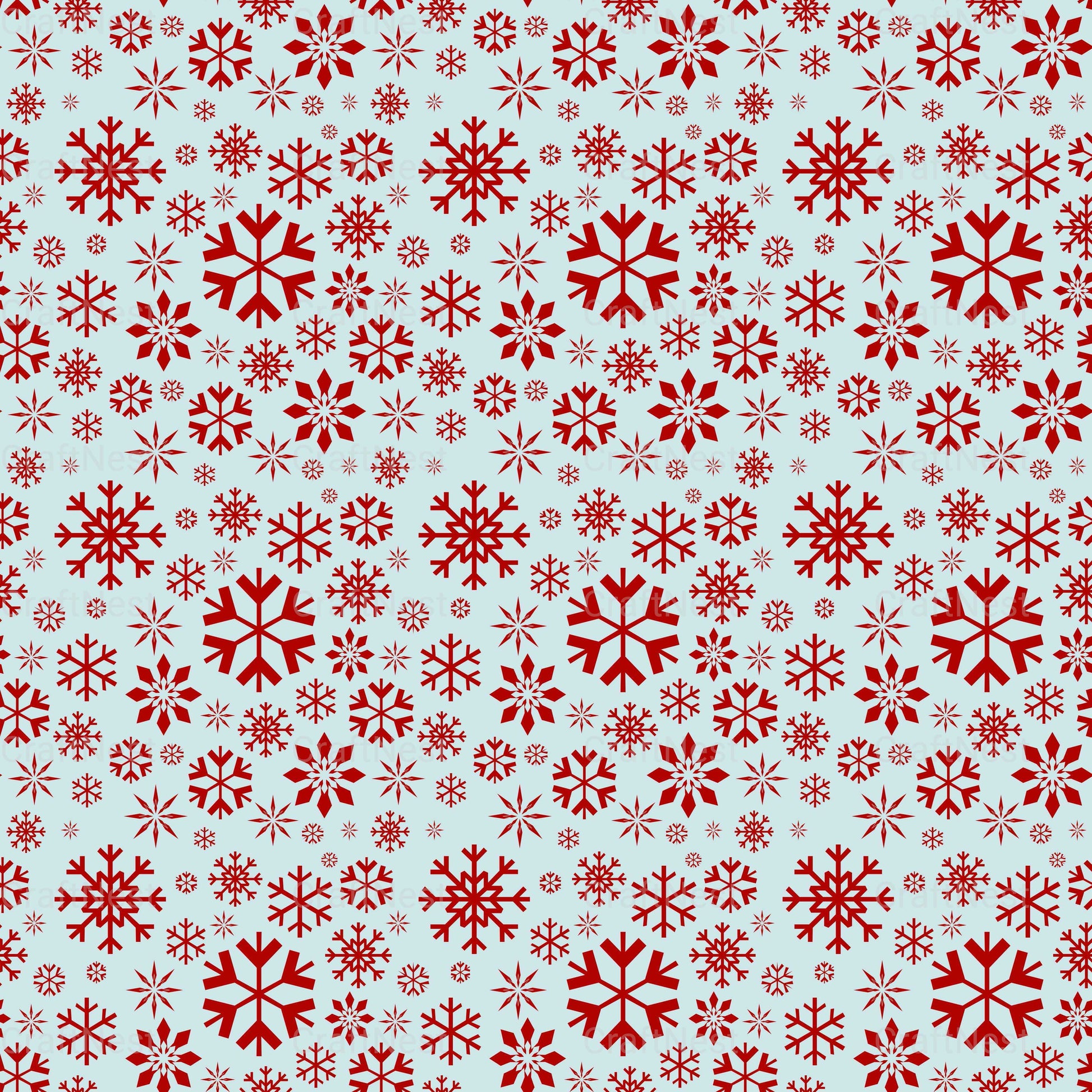 Christmas Nordic Seamless Digital Paper 2 - CraftNest - Digital Crafting and Art
