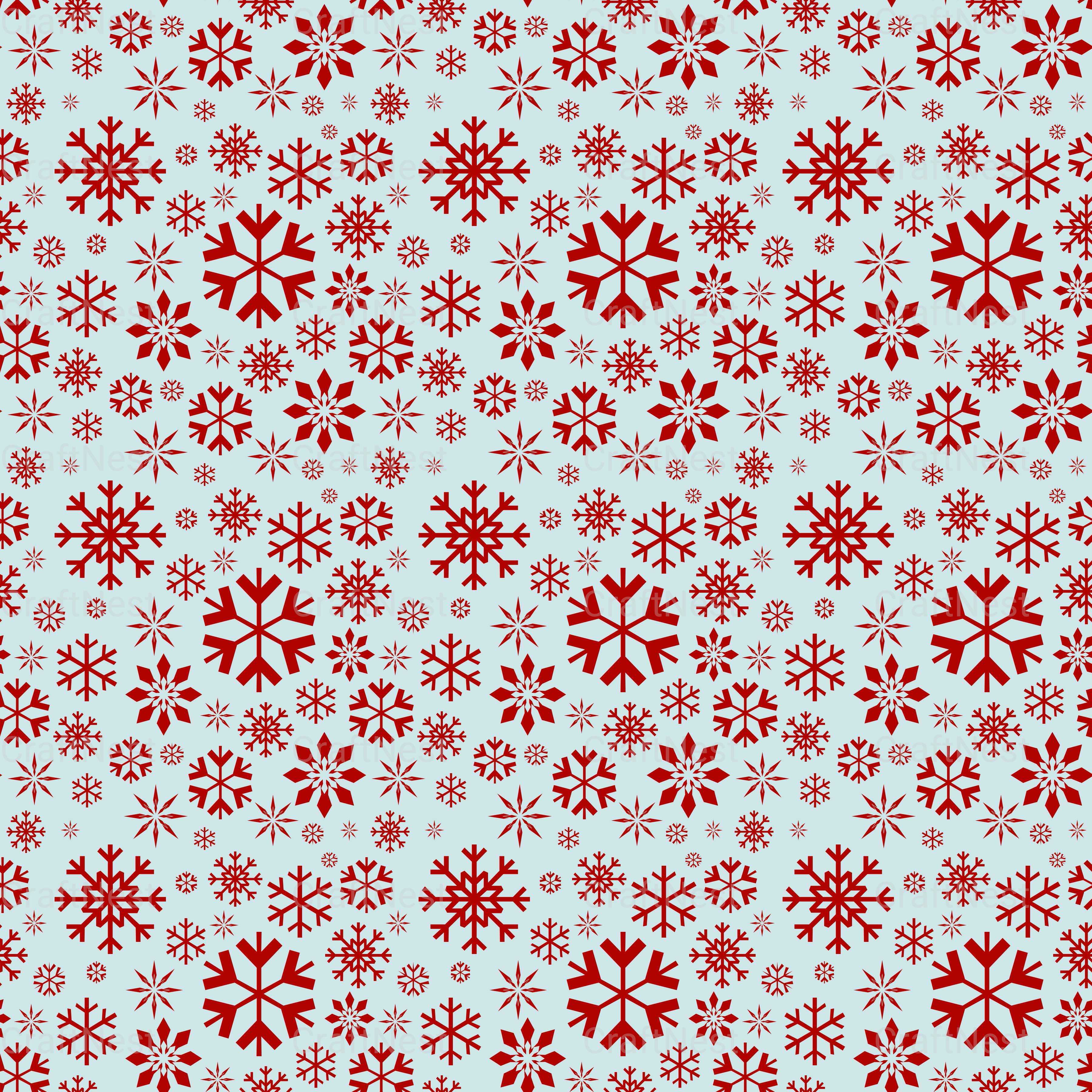 Christmas Nordic Seamless Digital Paper 2 - CraftNest - Digital Crafting and Art