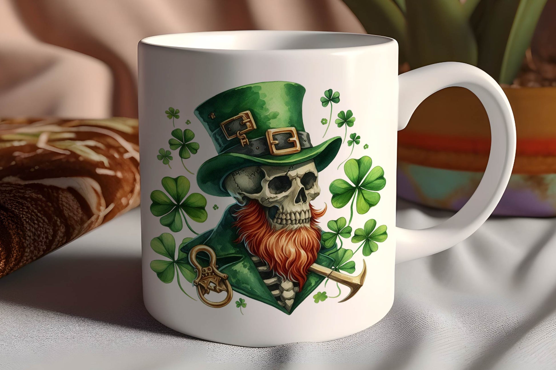 St Patricks Day Skull Clipart Bundle - CraftNest - Digital Crafting and Art
