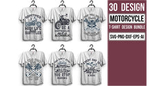 Motorcycle T Shirt Bundle 2 - CraftNest - Digital Crafting and Art