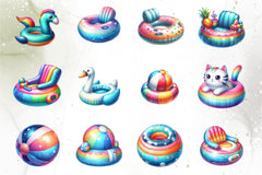 Life Preserver Summer Clipart Bundle - CraftNest - Digital Crafting and Art
