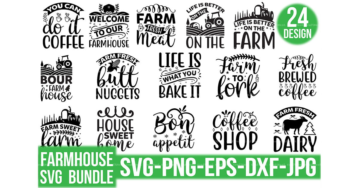 Farmhouse Design SVG Bundle 2