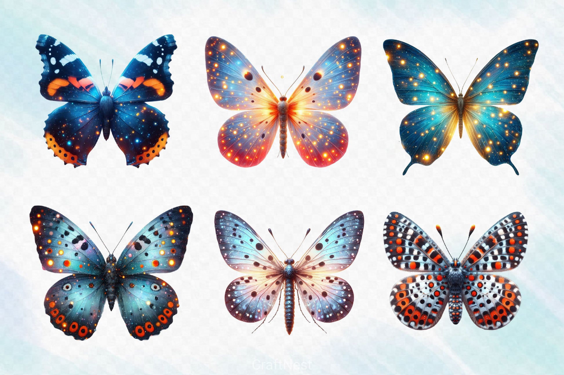 Butterfly Clipart Bundle 27 - CraftNest - Digital Crafting and Art