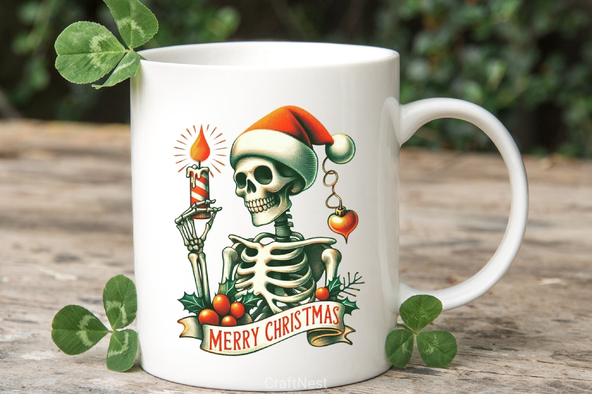 Retro Christmas Skeleton Clipart Bundle 3 - CraftNest - Digital Crafting and Art