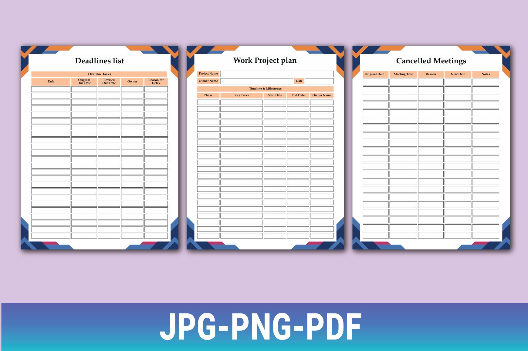 Project Management System Planner