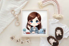 Office Lady Clipart Bundle - CraftNest - Digital Crafting and Art