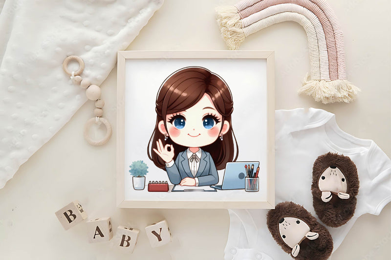 Office Lady Clipart Bundle - CraftNest - Digital Crafting and Art