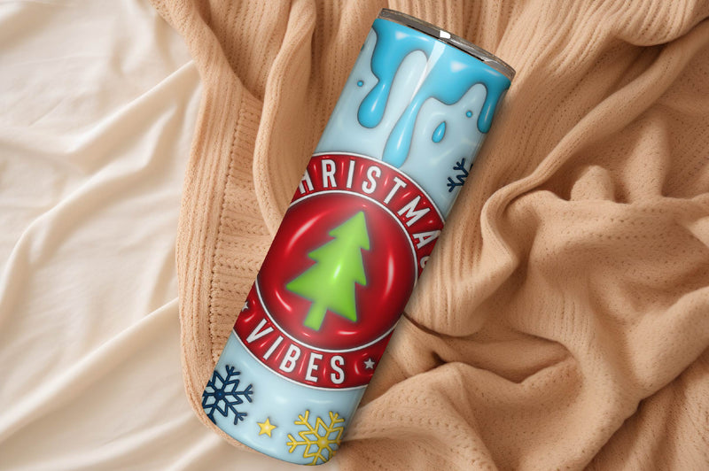 3D Inflated Christmas Tumbler Bundle 13 - CraftNest - Digital Crafting and Art