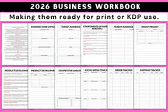 Business Workbook Guide - CraftNest - Digital Crafting and Art
