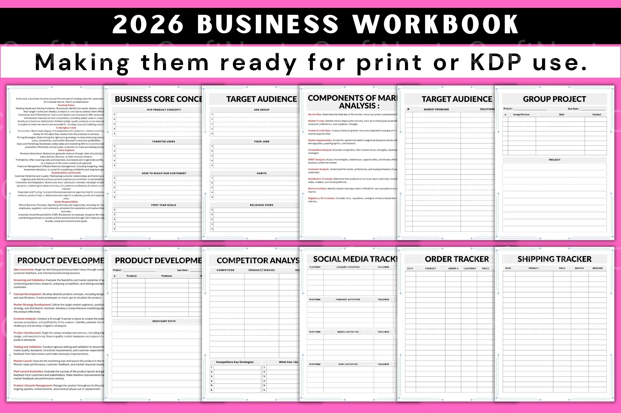 Business Workbook Guide - CraftNest - Digital Crafting and Art