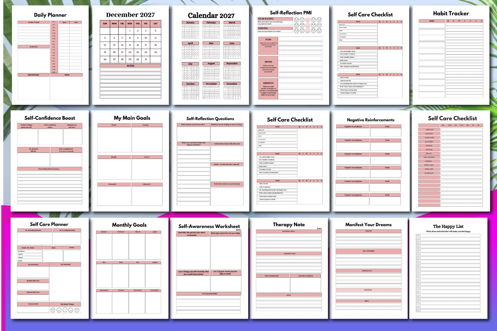 Self Growth Planner