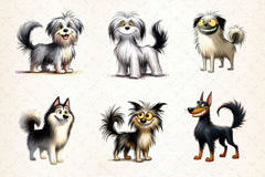Funny Dog Cute Dog Clipart Bundle - CraftNest - Digital Crafting and Art