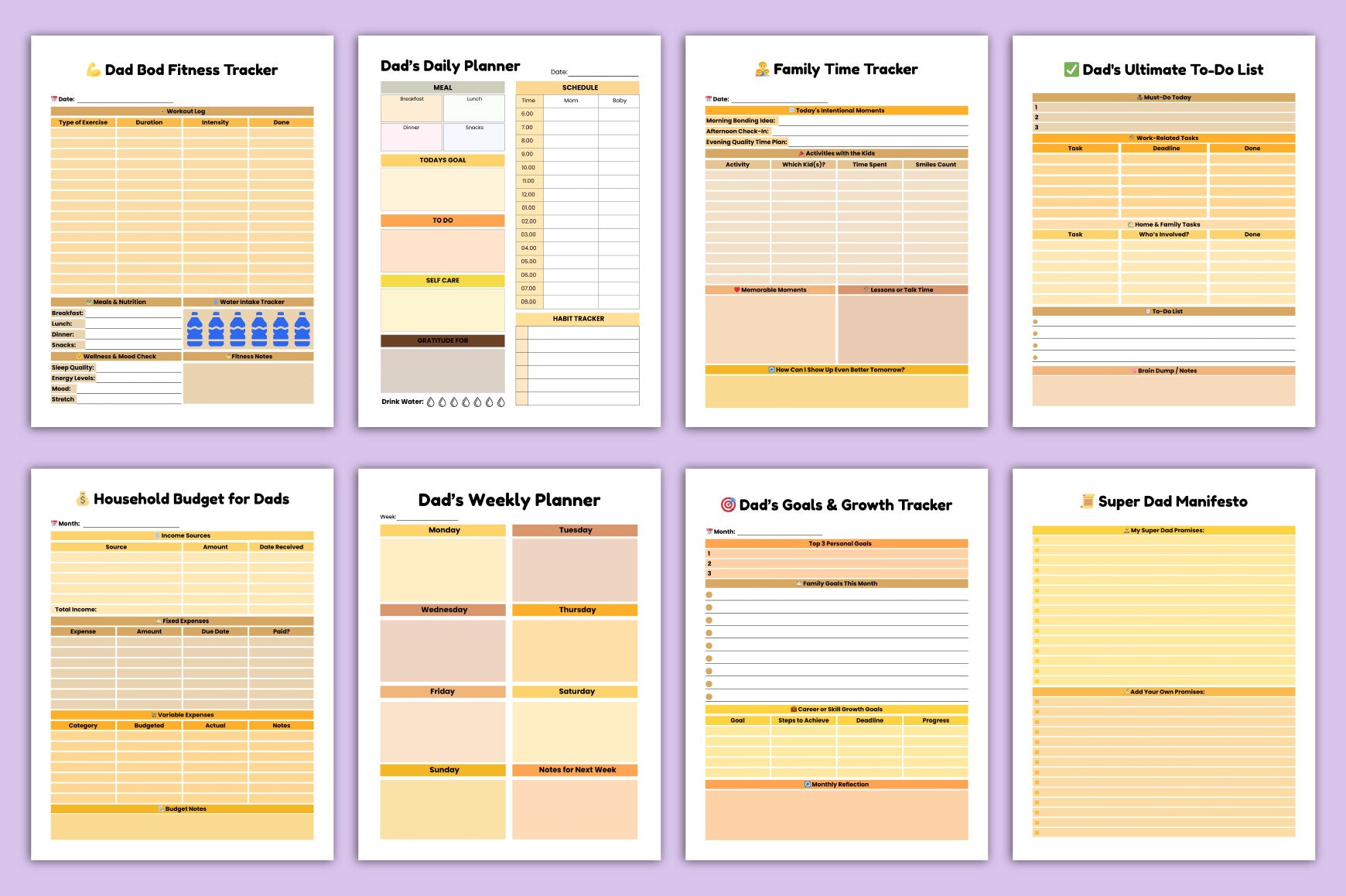 Super Dad Planner