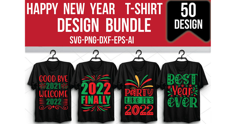 New Year SVG Bundle 1 - CraftNest - Digital Crafting and Art