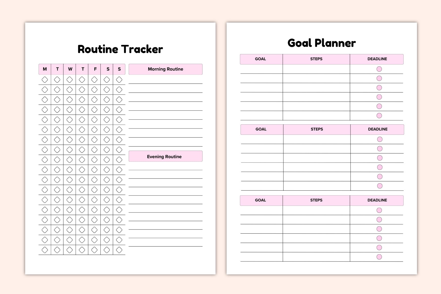 ADHD Self-Care Support Planner