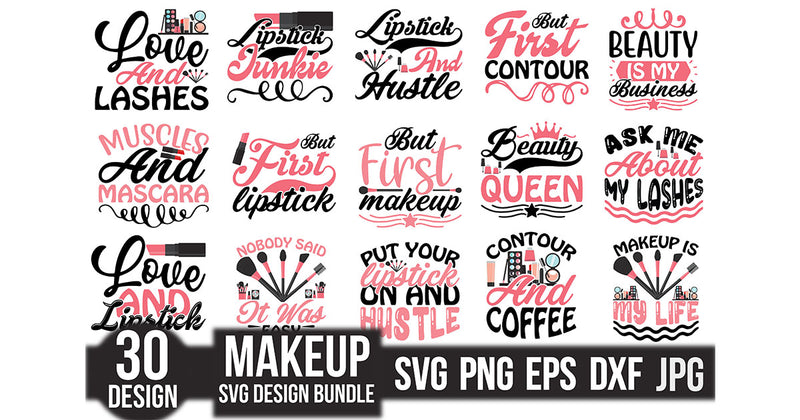 Lipstick SVG Bundle - CraftNest - Digital Crafting and Art