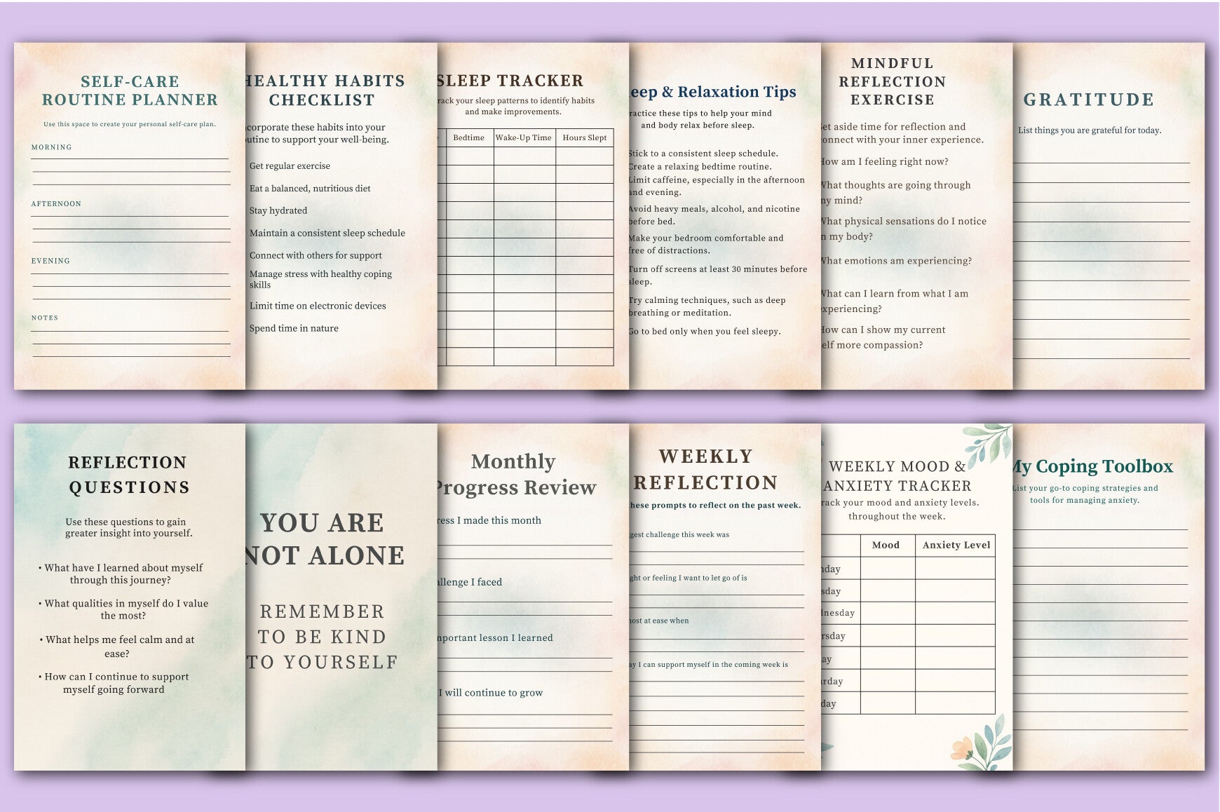 Managing Anxiety Workbook