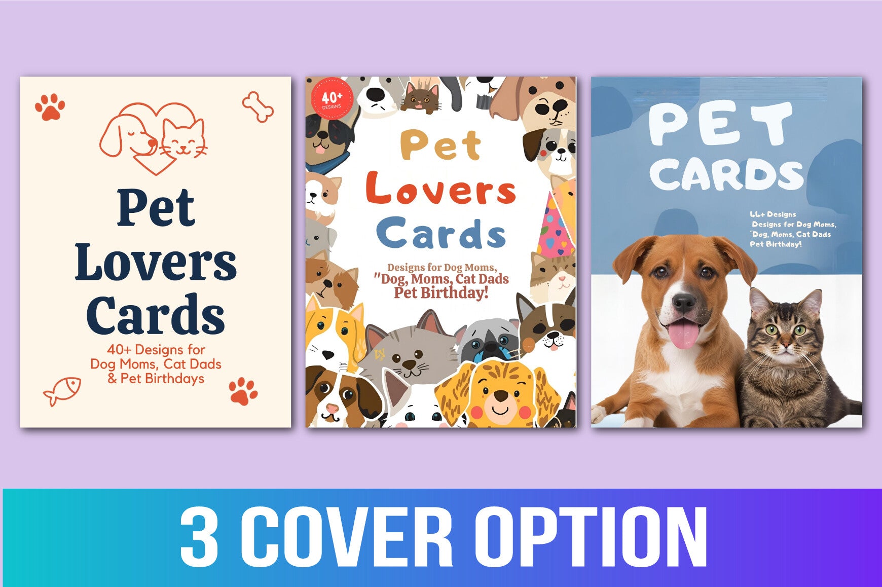 Pet Lovers: 40 Design Cards Collection