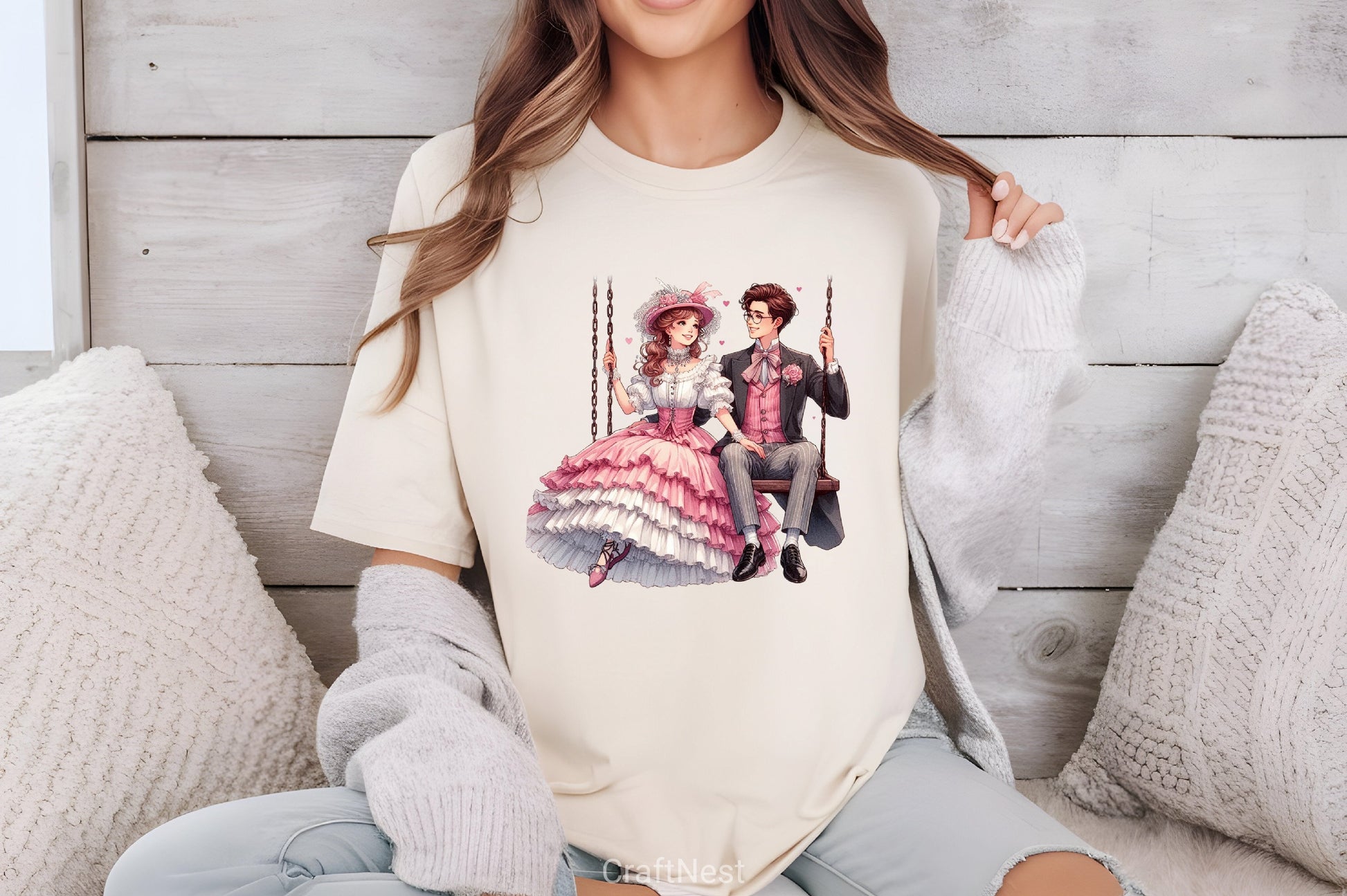 Valentine Romantic Couple Clipart Bundle 5 - CraftNest - Digital Crafting and Art