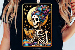 The Reader Tarot Card Reading Skeleton Clipart Bundle - CraftNest - Digital Crafting and Art