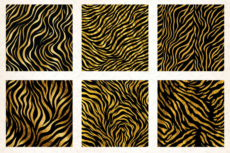 Tiger Glitter Ink Textures - CraftNest - Digital Crafting and Art