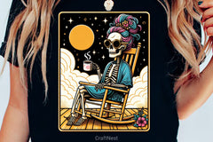 The Coffee Tarot Card Skeleton Clipart Bundle - CraftNest - Digital Crafting and Art