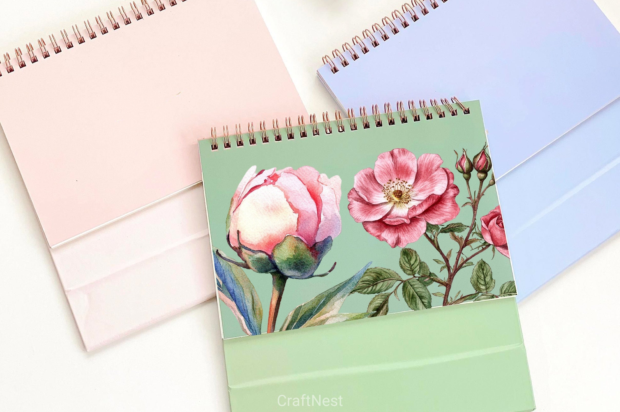 Roses Peonies Clipart Bundle - CraftNest - Digital Crafting and Art