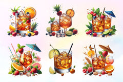 Whiskey Cocktails Clipart Bundle 2 - CraftNest - Digital Crafting and Art