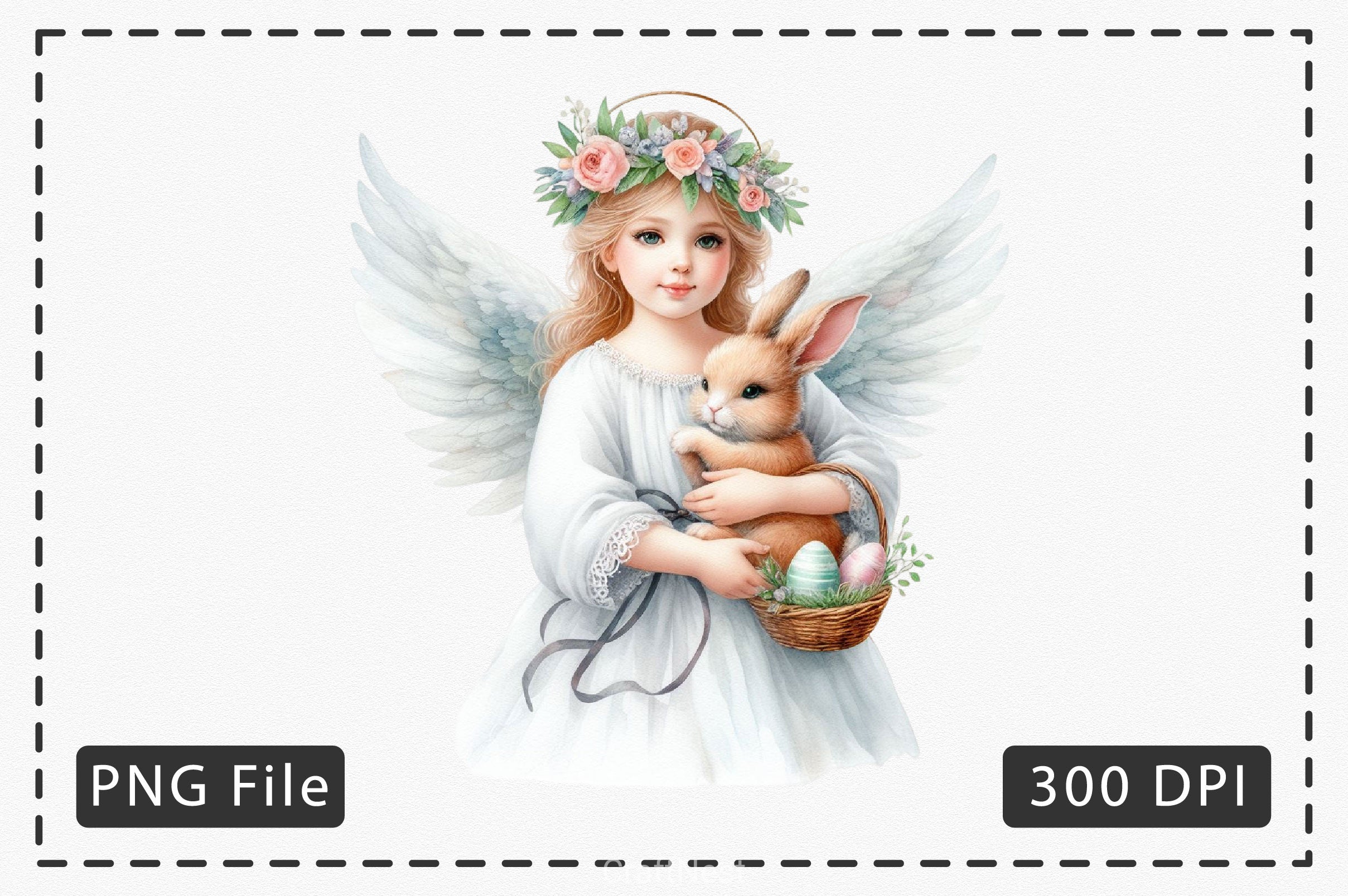 Easter Angel Clipart Bundle - CraftNest - Digital Crafting and Art