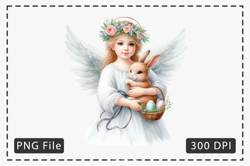 Easter Angel Clipart Bundle - CraftNest - Digital Crafting and Art