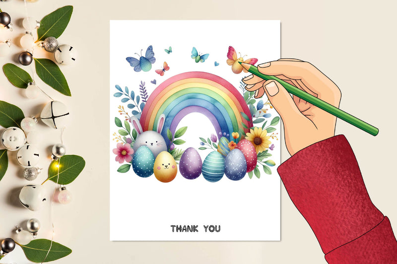 Easter Rainbow Clipart Bundle - CraftNest - Digital Crafting and Art
