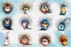 Funny Bird Funny Bird Clipart Bundle - CraftNest - Digital Crafting and Art