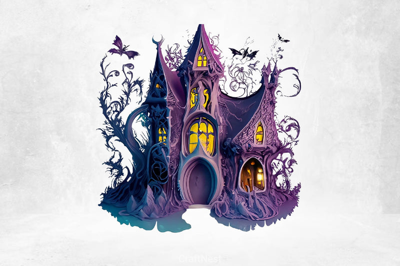 Gothic Fairy House Clipart Bundle - CraftNest - Digital Crafting and Art
