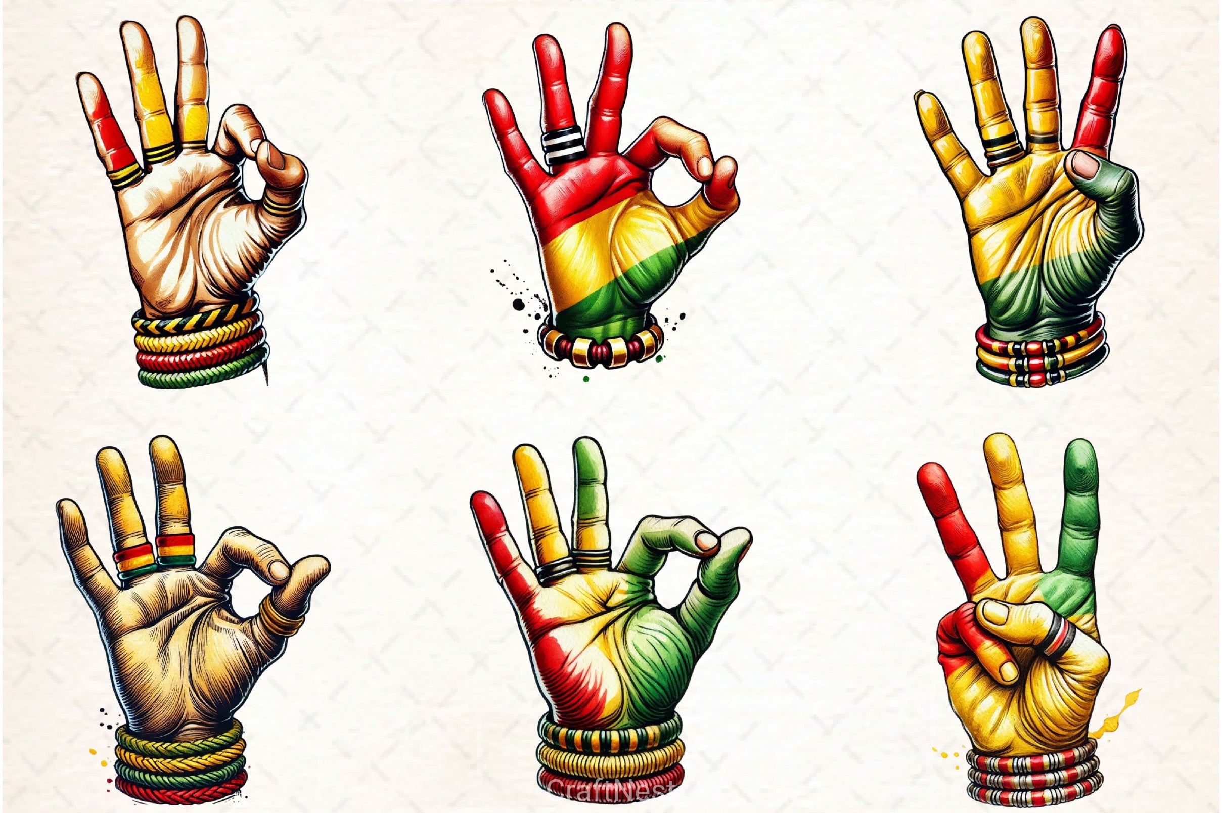 Black History Month Clipart Bundle 5 - CraftNest - Digital Crafting and Art